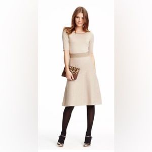 BODEN WOMEN'S MILANO DRESS TAN SPARKLE TAN/TAUPE Size 10R US